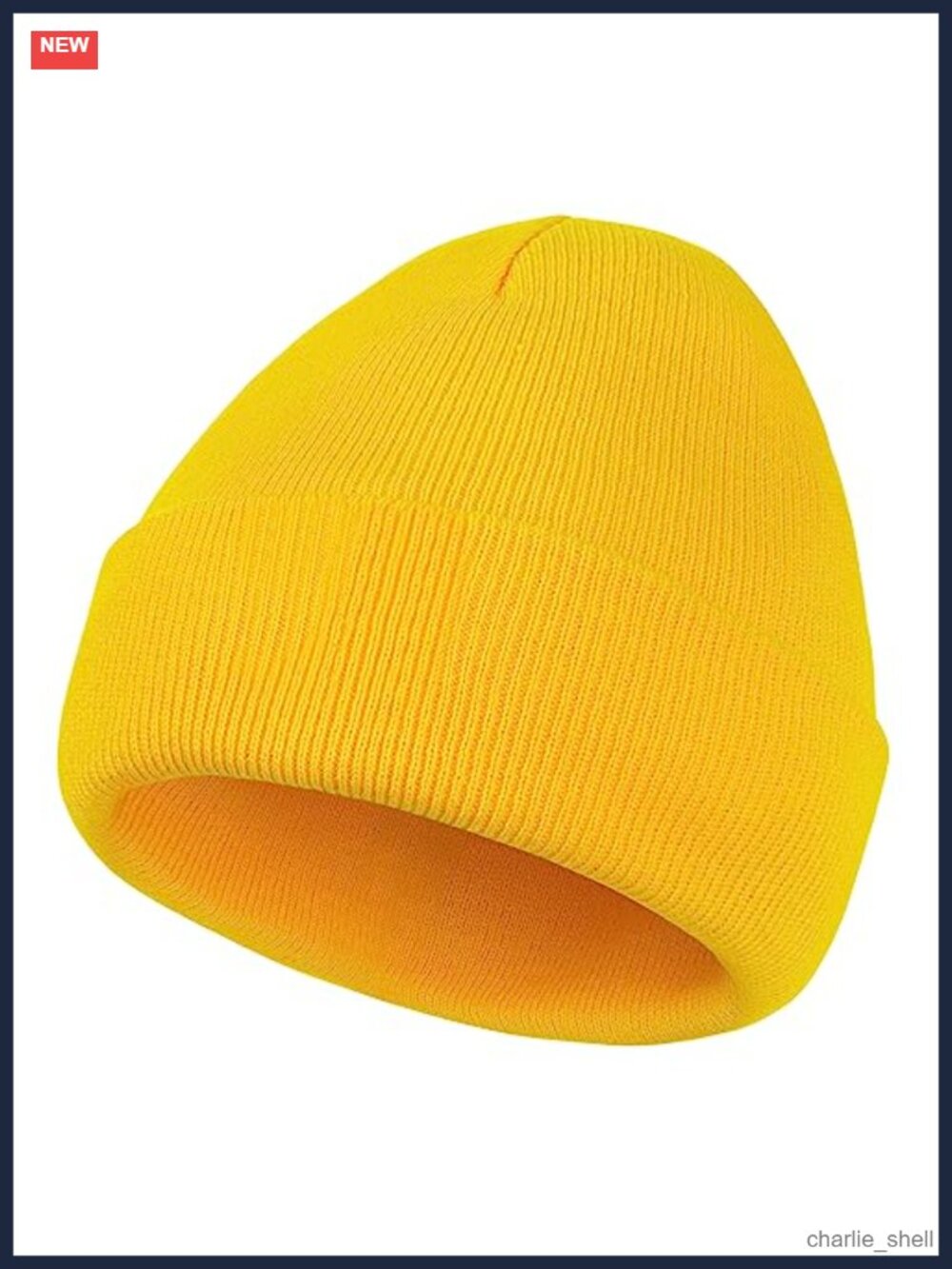 Soft Plain Knit Beanie Hat Acrylic Elastic Fit Winter Sports Cap